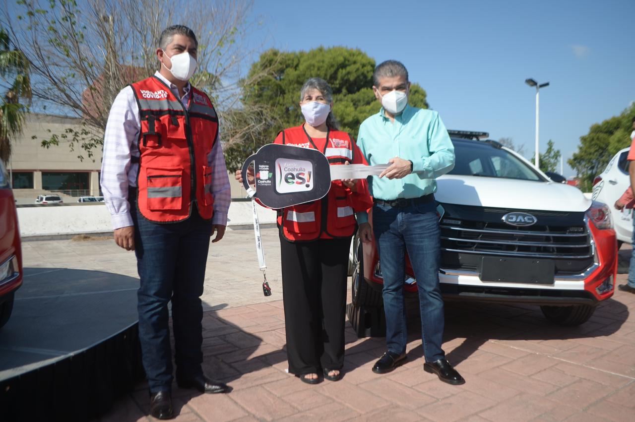 Entregan MARS y Paredes 11 nuevas unidades Covid-19