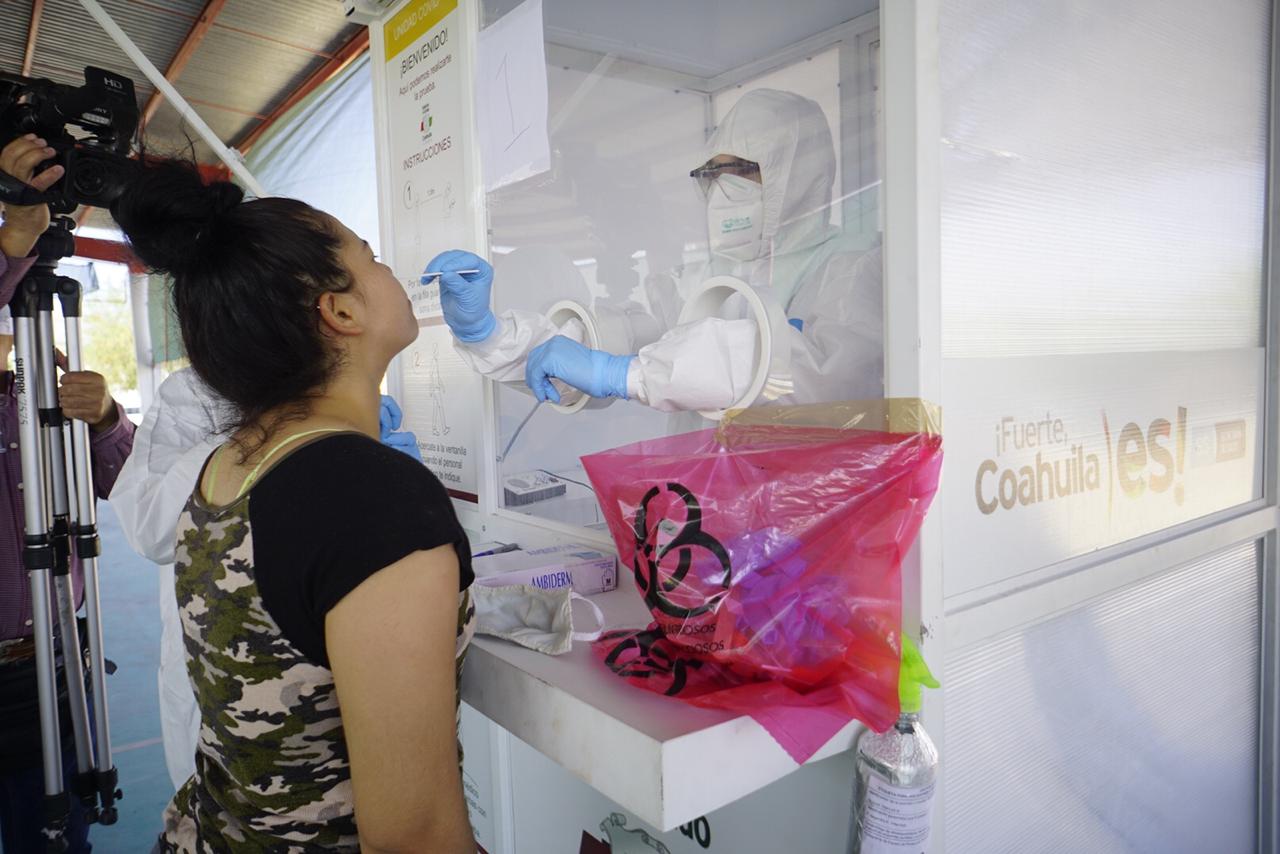 Arranca Coahuila programa de pruebas <br>Covid-19 “Por una comarca saludable”