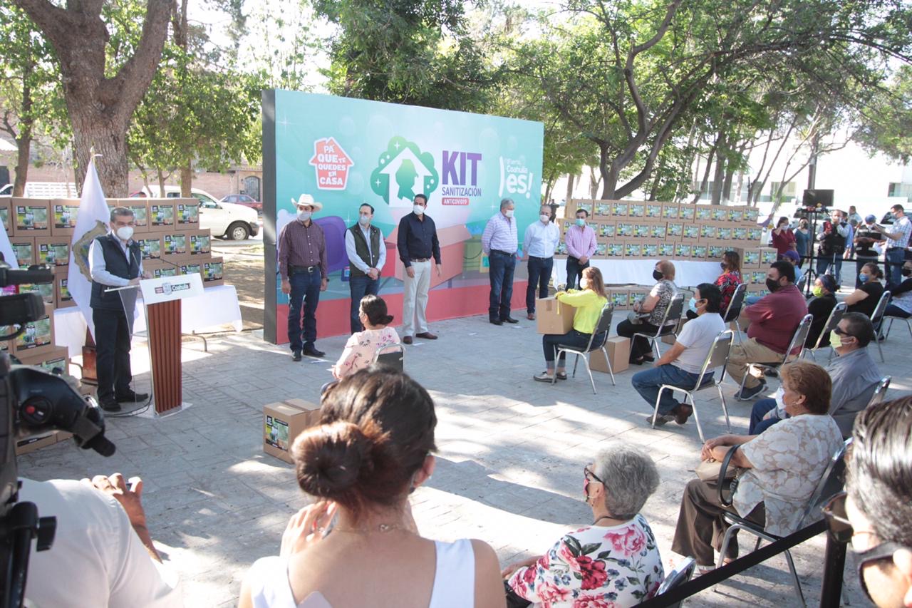 Inicia MARS entrega de 600 mil <br>kits de sanitización para hogares