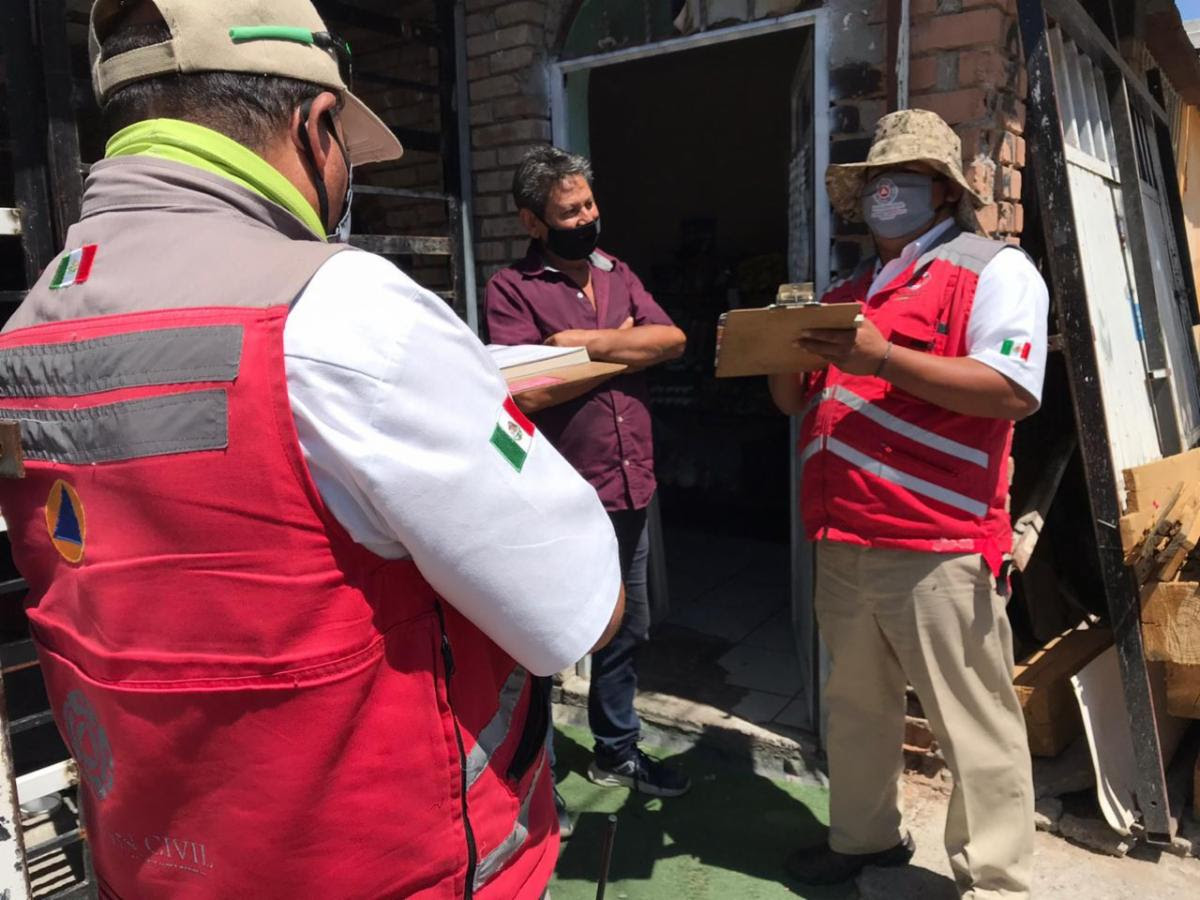 Notifica PC Saltillo a 520 familias <br>sobre riesgos de habitar cerca de arroyos