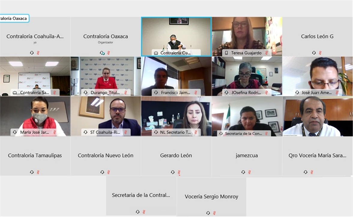Encabeza Sefirc Coahuila trabajos virtuales de la Comisión permanente de controladores estado-Federación