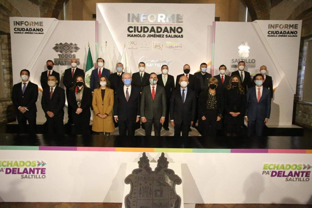 Echados Pa’ Delante Saltillo: Presenta <br>Manolo Jiménez 3er Informe Ciudadano