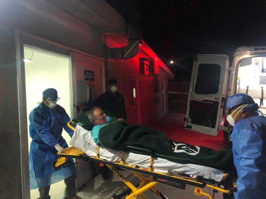 Ingresa primer paciente a unidad temporal <br>del IMSS recién inaugurada en Monclova