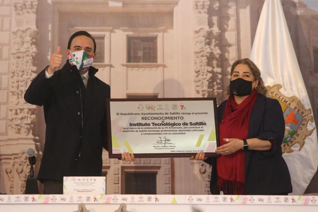 Felicidades Tecnológico de Saltillo <br>por 70 años de grandeza: Manolo