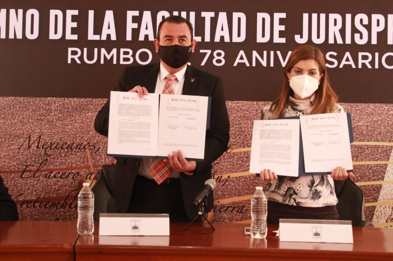 Firman convenio Cultura Coahuila y facultad de Jurisprudencia