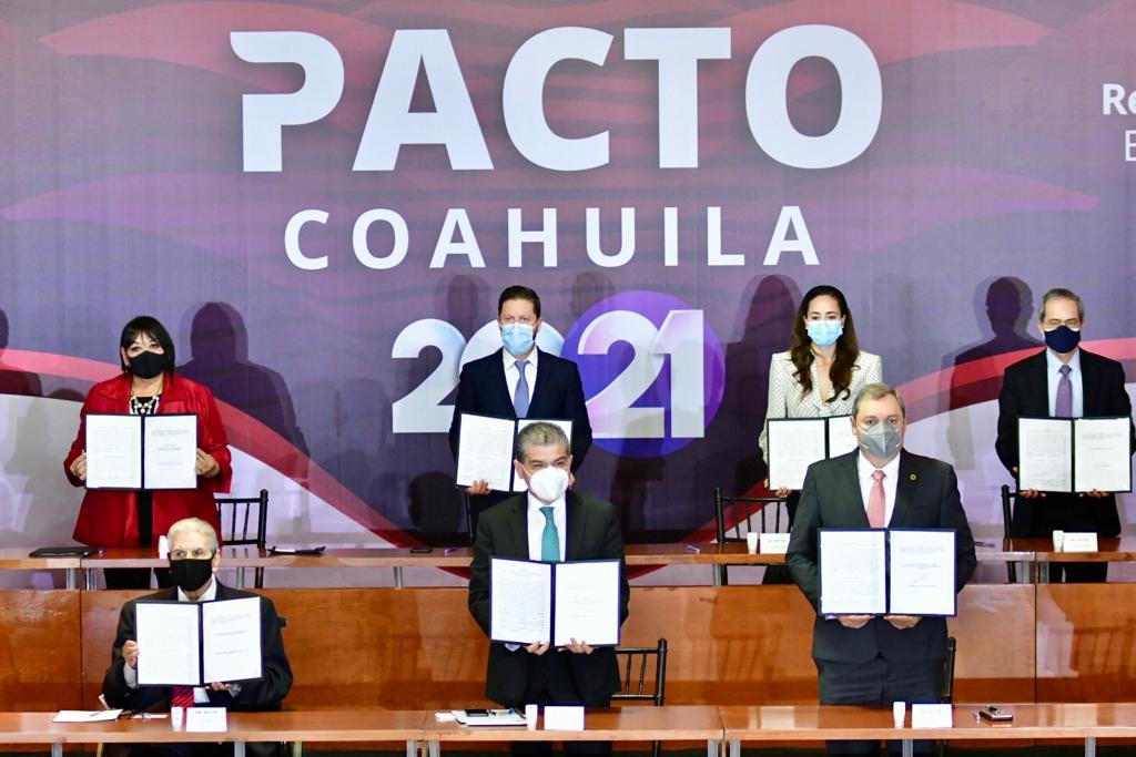 MARS suma a empresarios y sindicatos por Coahuila; firman pacto laboral 2021