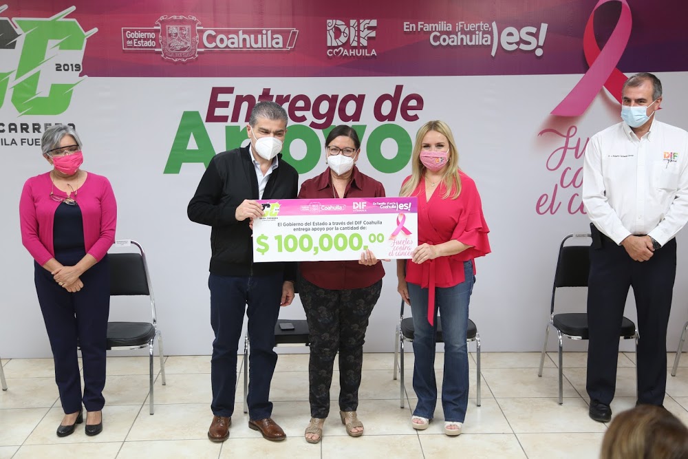 En Coahuila hacemos equipo con sociedad <br>civil contra el cáncer: Marcela Gorgón