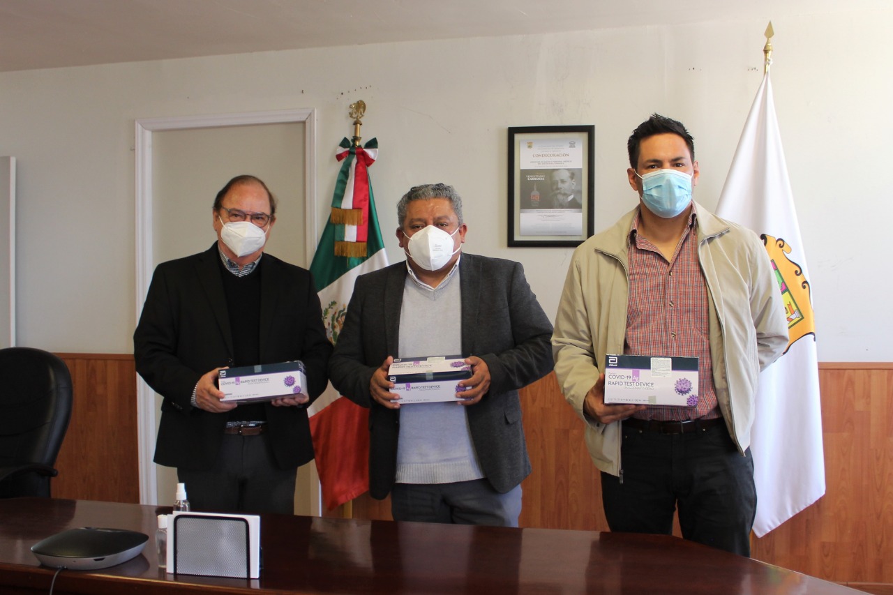 Entrega Secretaría de Salud Coahuila pruebas rápidas al INE