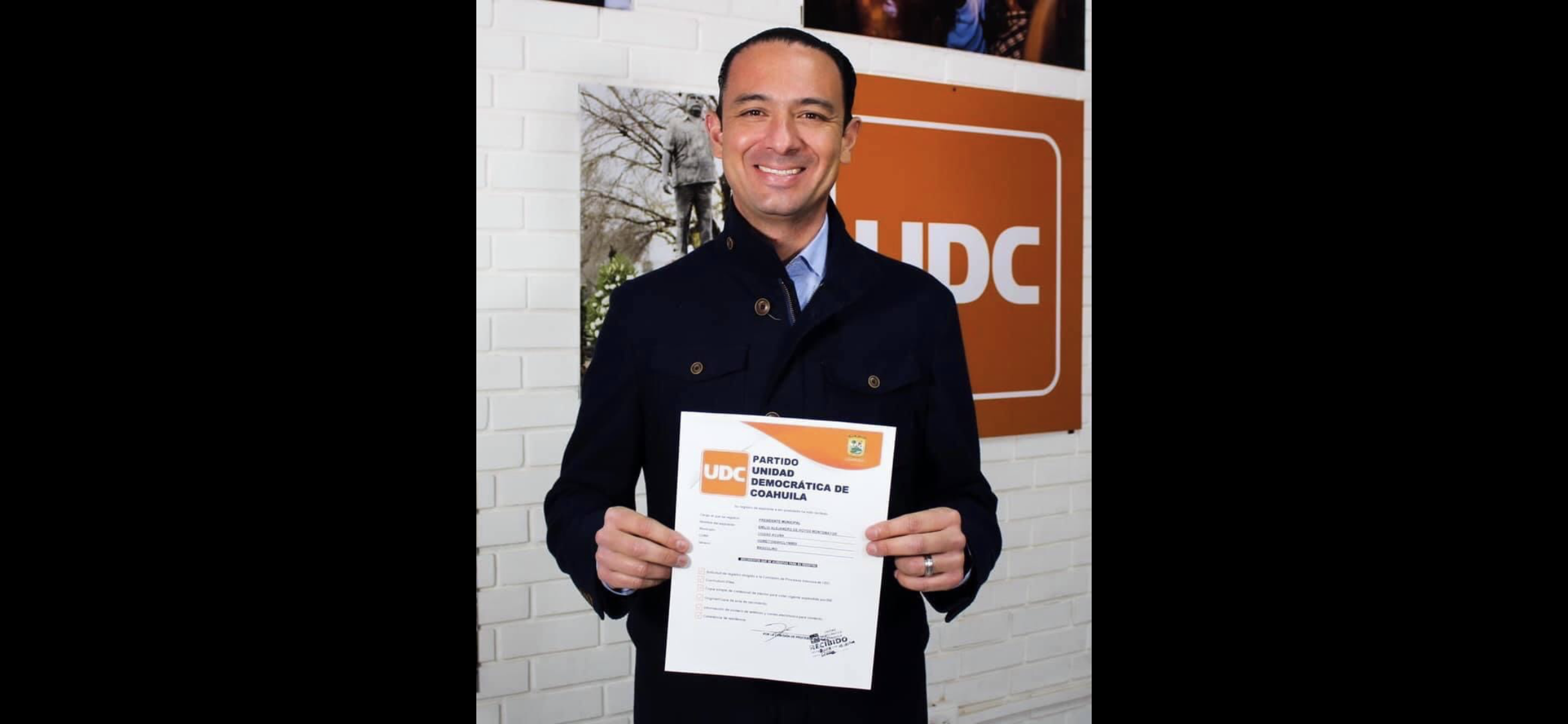 Va Emilio por la candidatura de <br>UDC para la alcaldía de Acuña