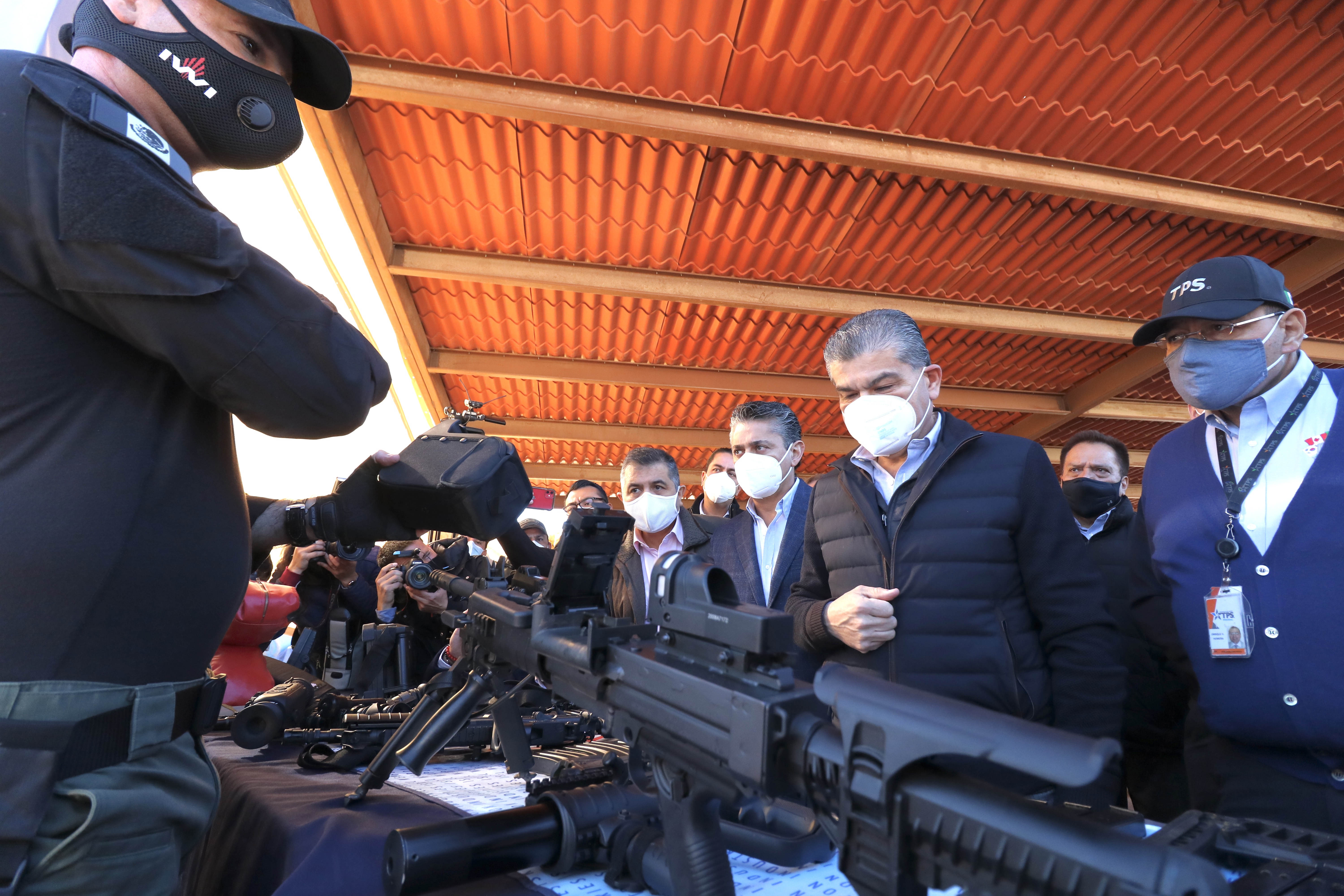 Con armamento de grueso calibre, <br>Coahuila hace frente al crimen: MARS