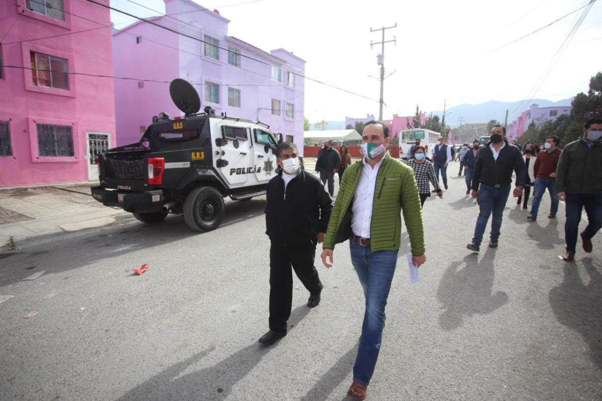 Llegan mejoras a la colonia La Herradura en Saltillo