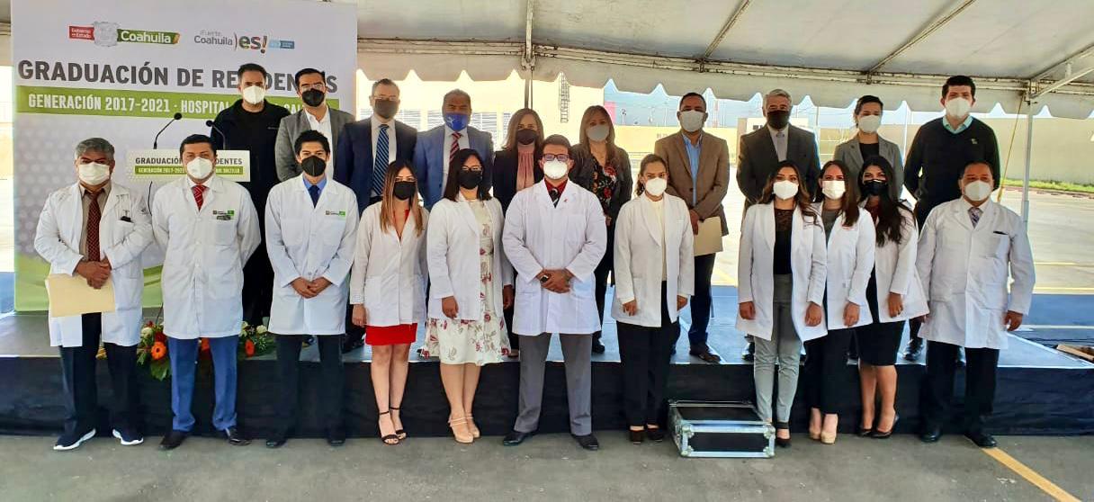 Destaca trabajo de médicos residentes en atención a pacientes Covid en Coahuila