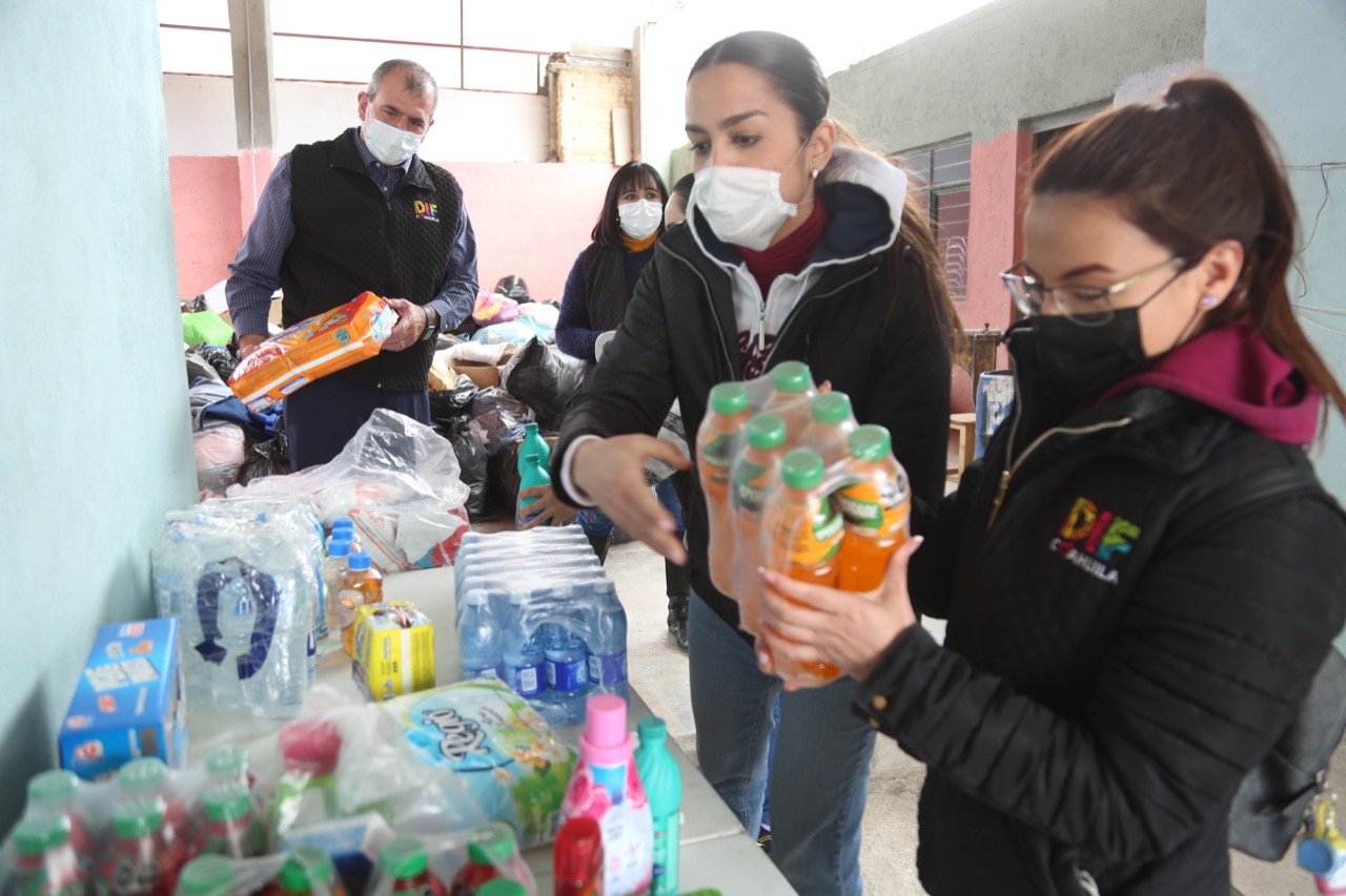 Colecta DIF Coahuila 3.5 toneladas <br>de donativos por incendio de Arteaga