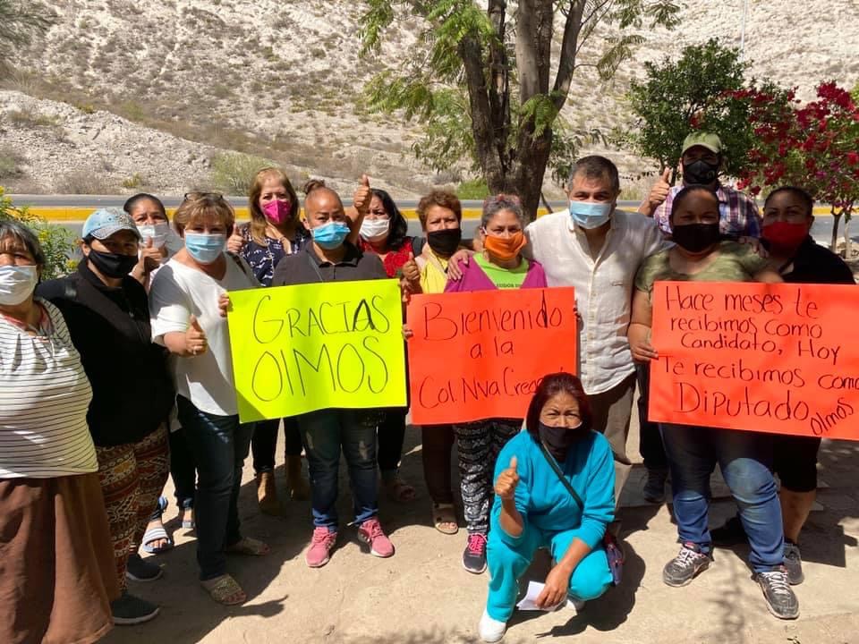 ¡Gracias, Olmos! le dicen <br>ciudadanos a Diputado