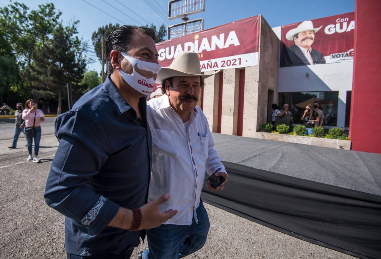 Presidente del Senado apoya a Guadiana en Saltillo