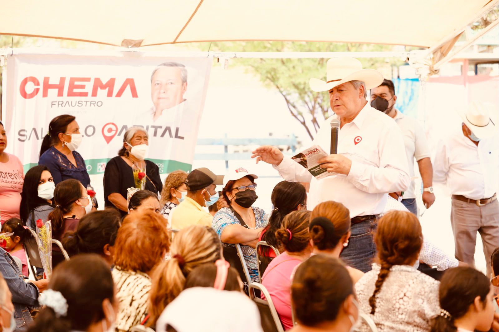 Realizaremos las obras y servicios <br>que Saltillo necesita: Chema Fraustro