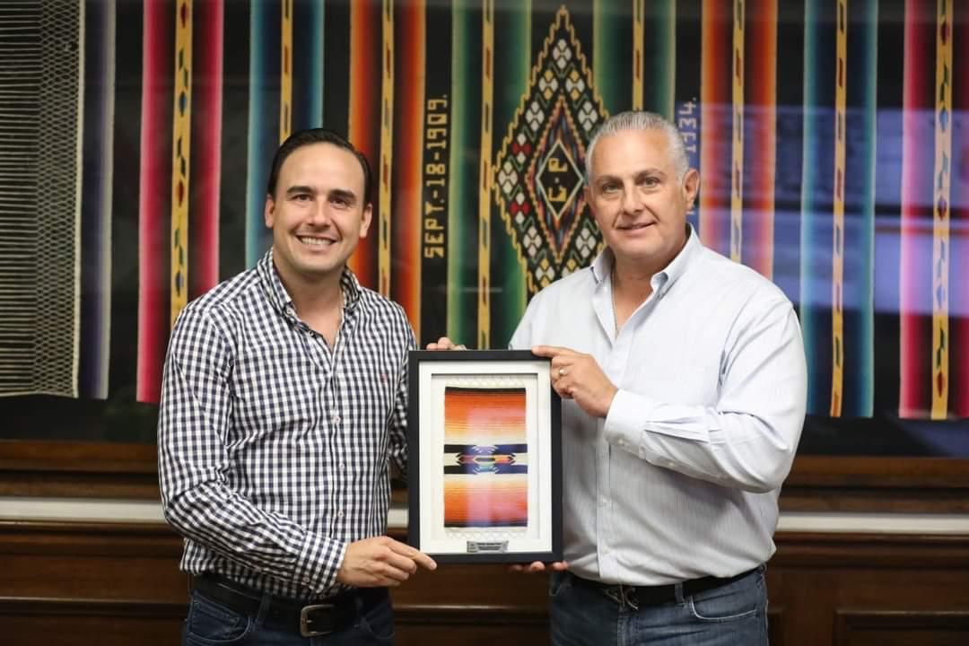 Recibe Manolo al alcalde electo de <br>Torreón para compartir buenas prácticas