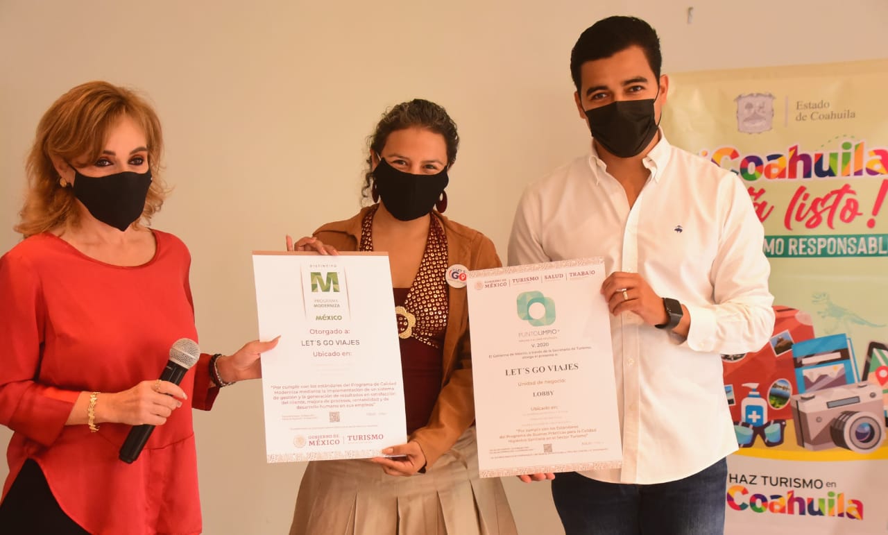 Entrega Sectur Coahuila distintivos de calidad a restaurantes de Saltillo