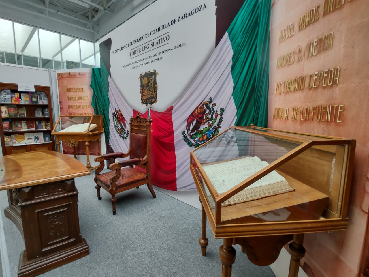 Congreso del Estado lleva cultura e historia legislativa a Feria del Libro 2021