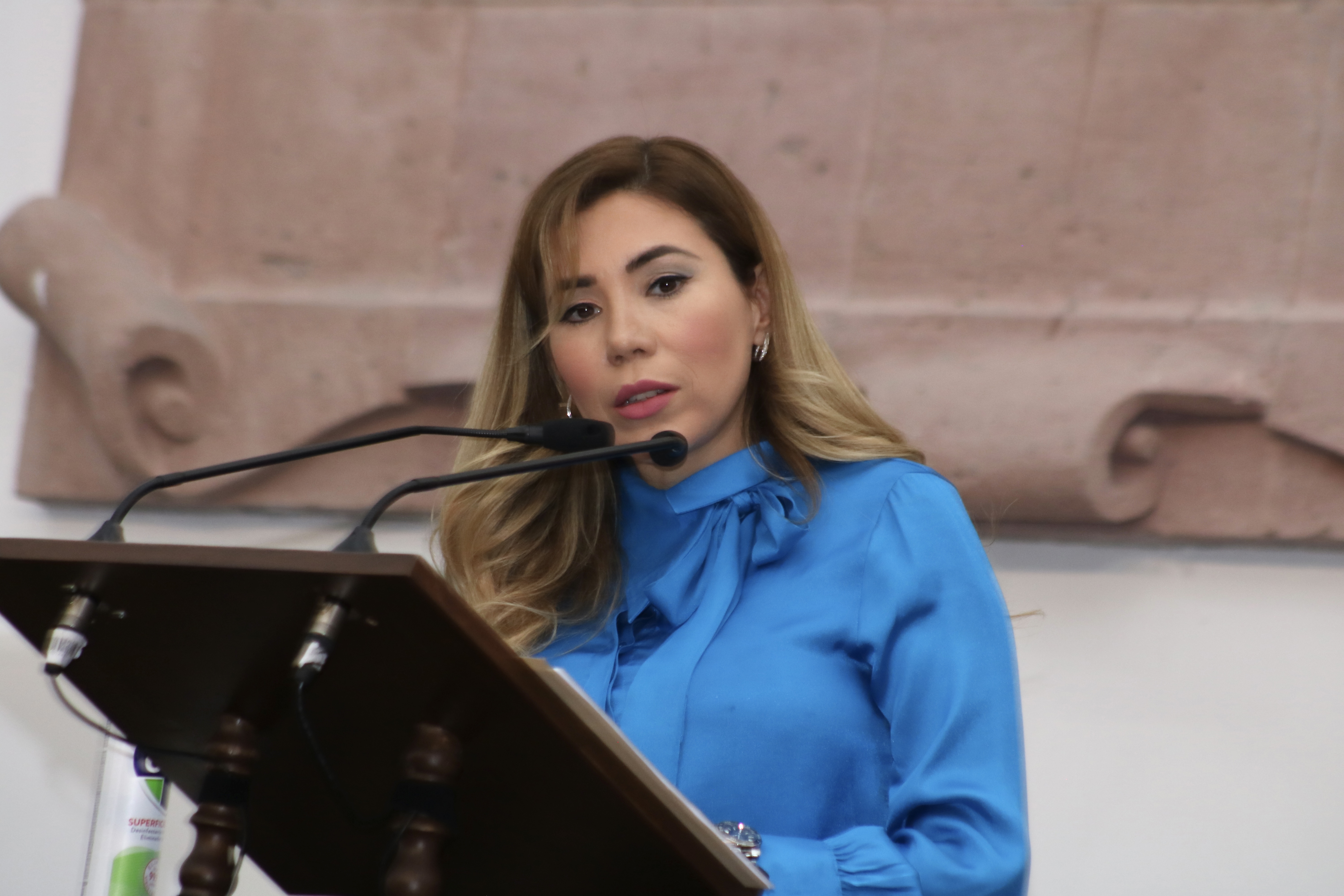 Pone Tania orden en el Congreso