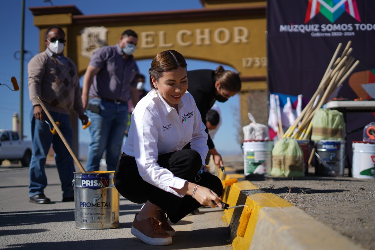 En marcha, programa permanente de imagen <br>urbana para cambiar el rostro de Múzquiz