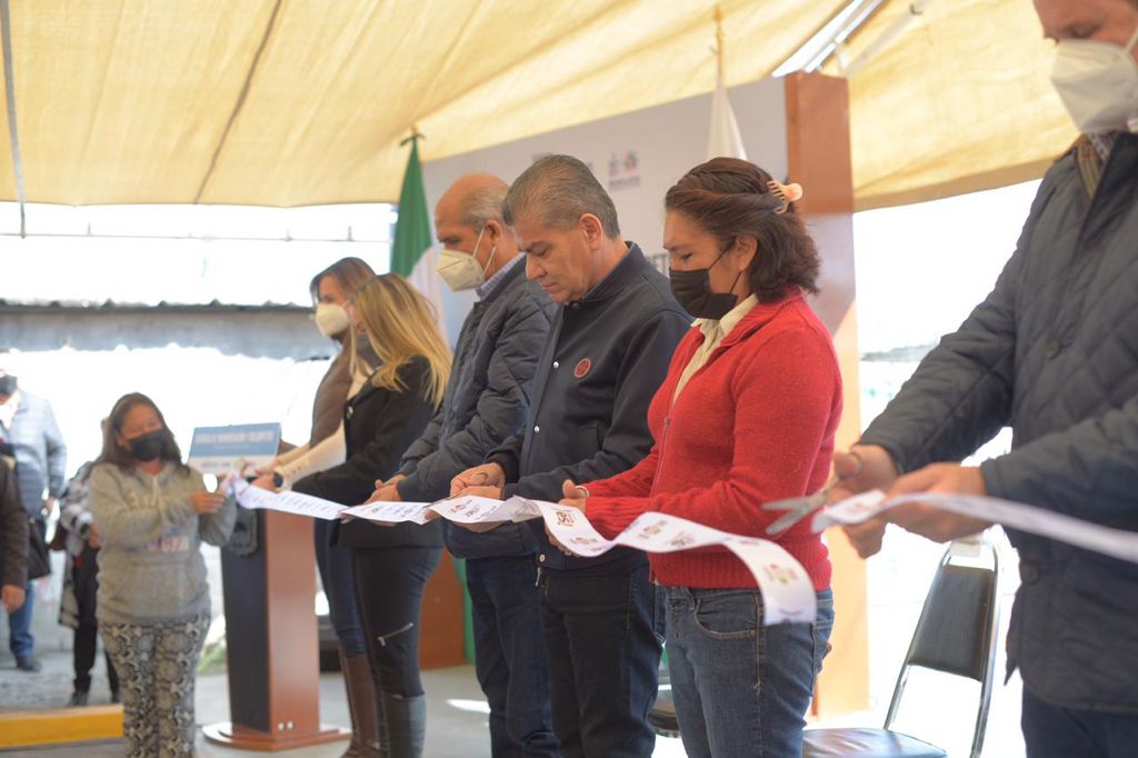 Entrega MARS obras de pavimentación y <br>recarpeteo en Monclova; invierten 50 mdp