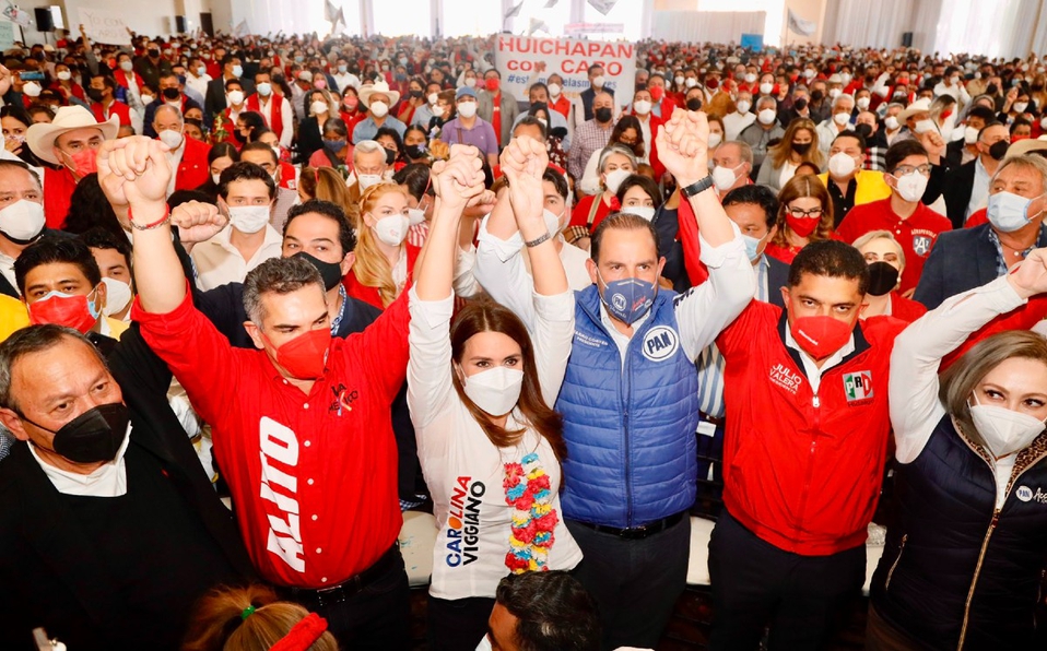 Se registra Carolina Viggiano como precandidata <br>de la Alianza Va por México a Hidalgo