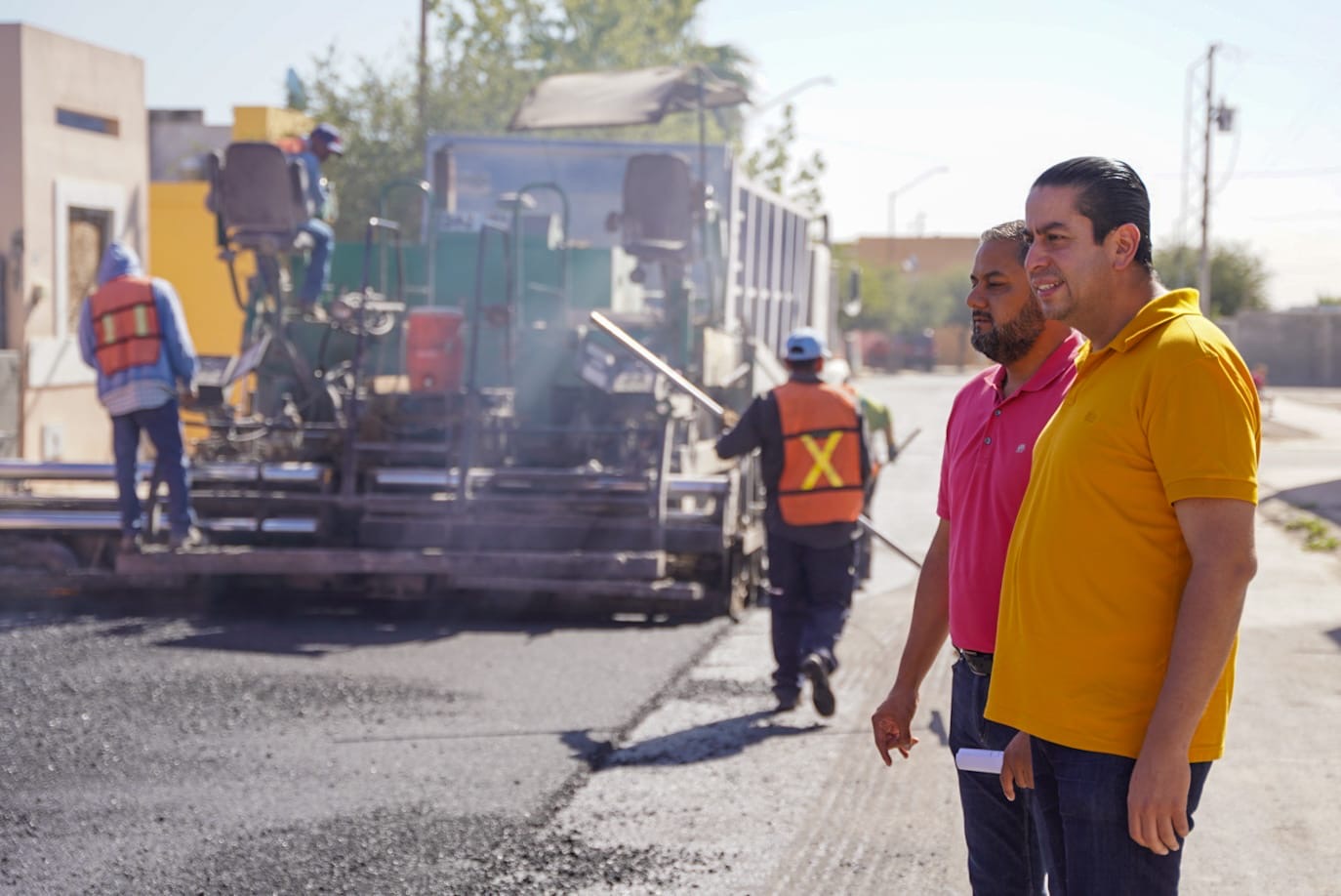 Llevan programa de recarpeteo al poniente de Ramos Arizpe
