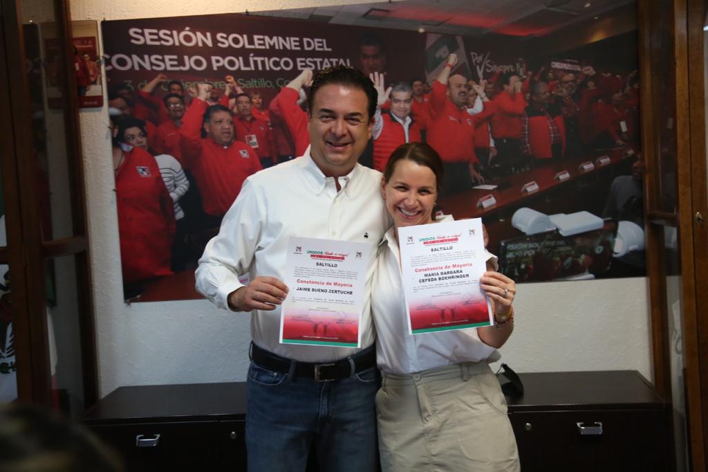 Trabajarán Jaime Bueno y María Bárbara <br>Cepeda por la militancia de Saltillo