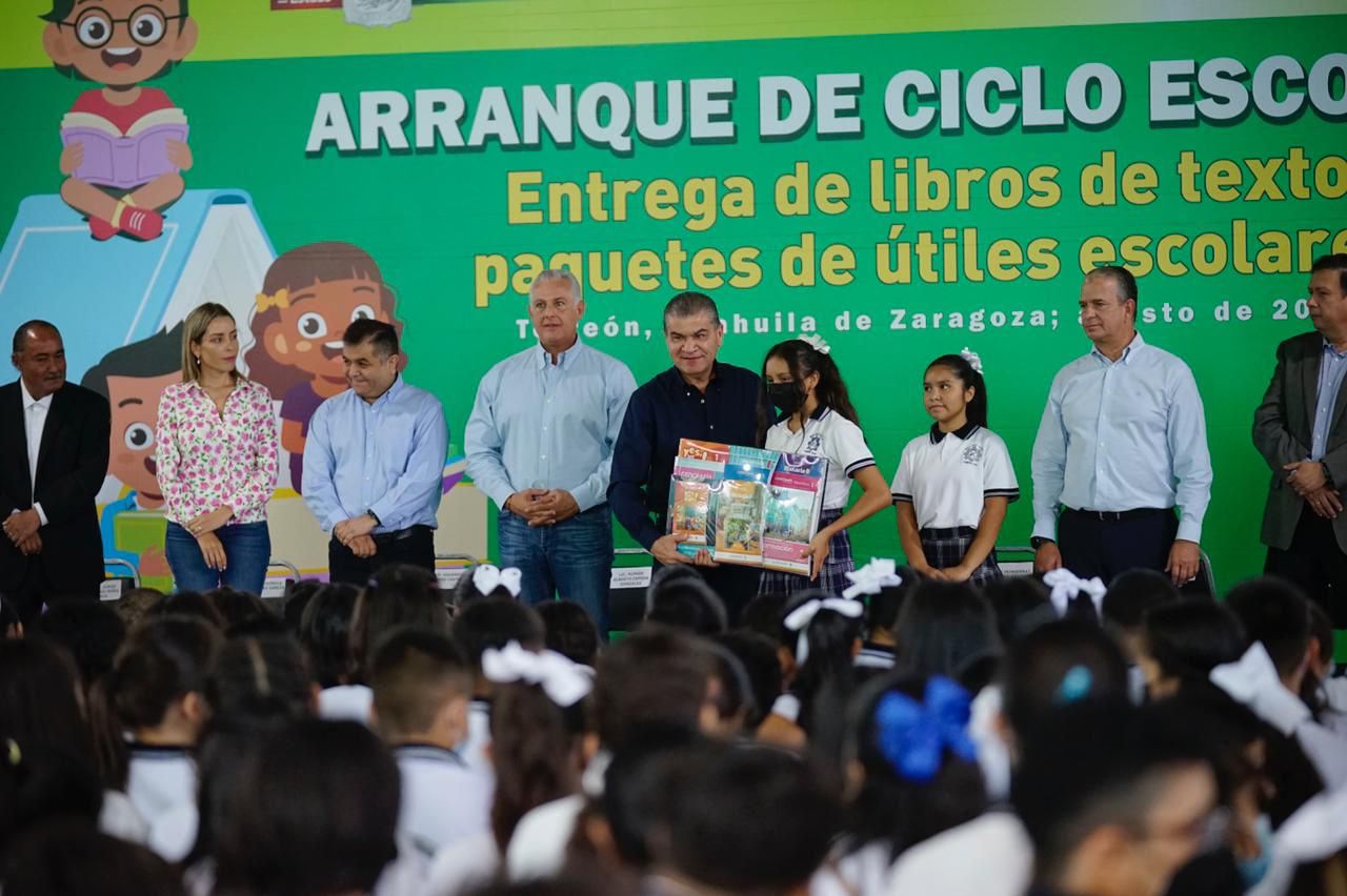 Arranca MARS ciclo escolar 2022-2023 en Coahuila; <br>regresan a clases casi 600 mil alumnos
