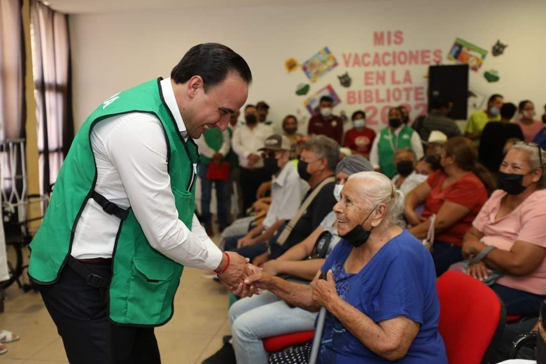 En Coahuila cuidamos a nuestros <br>adultos mayores: Manolo Jiménez
