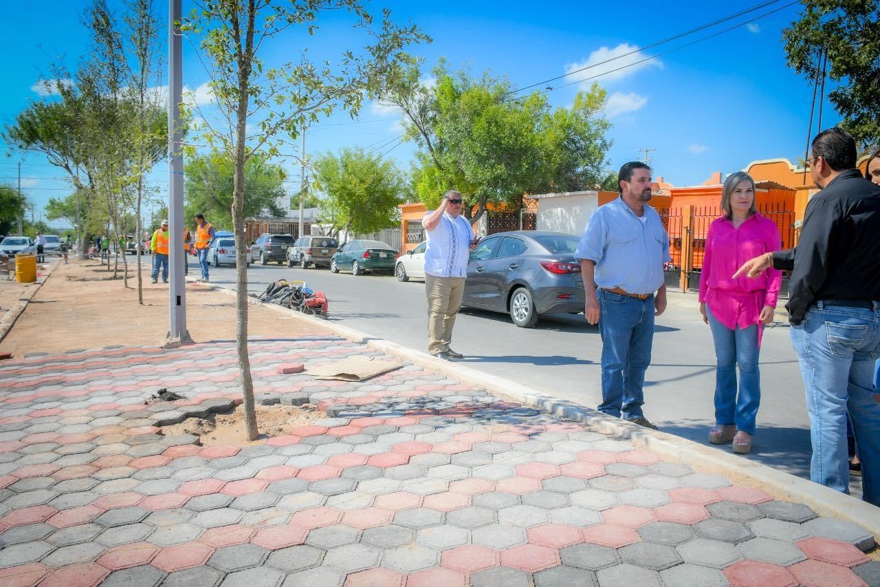 Supervisa Norma Treviño obras en diversos puntos de PN
