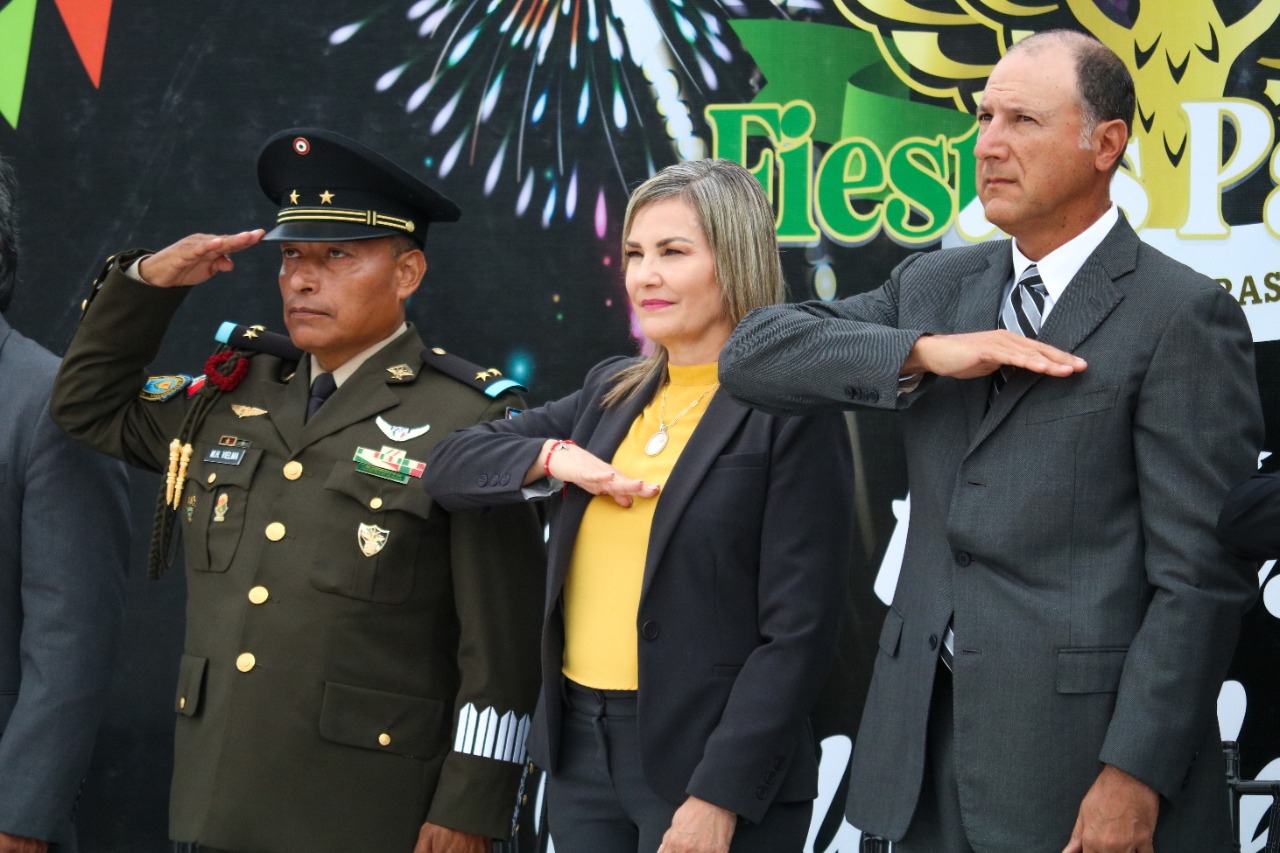 Encabeza Norma Treviño ceremonia cívica por iniciativa del mes patrio
