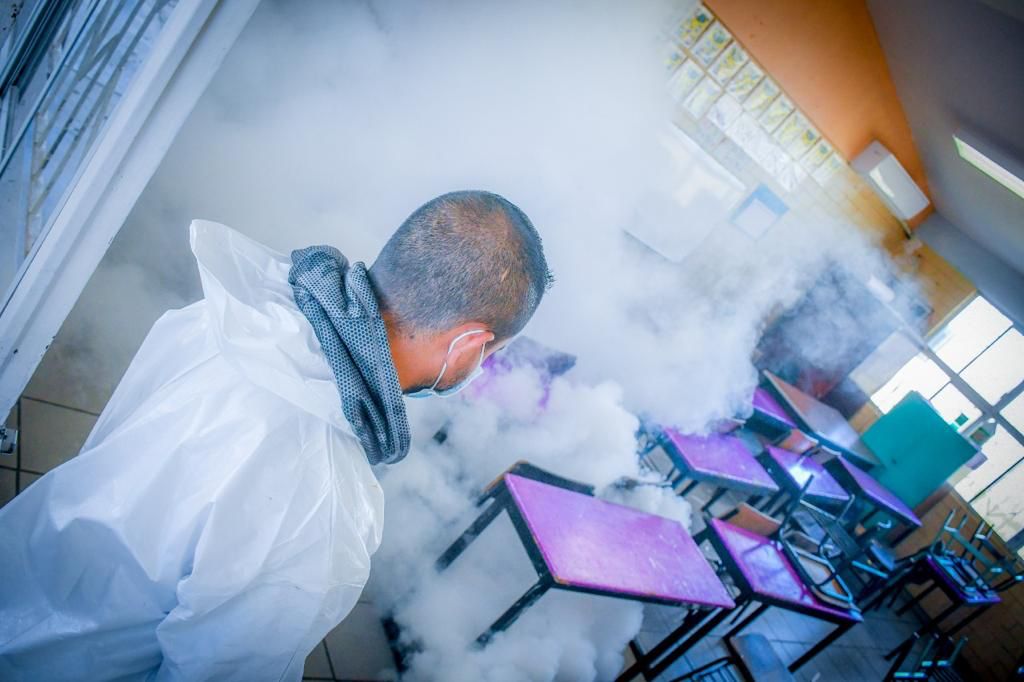 Continúan con programa de fumigación “Vamos juntos contra el dengue” en escuelas de PN