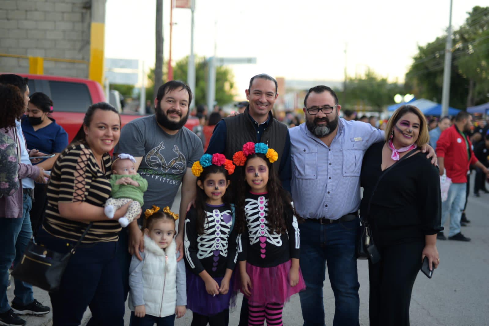 Gran éxito primera edición del desfile de las ánimas y concurso de catrinas en Acuña