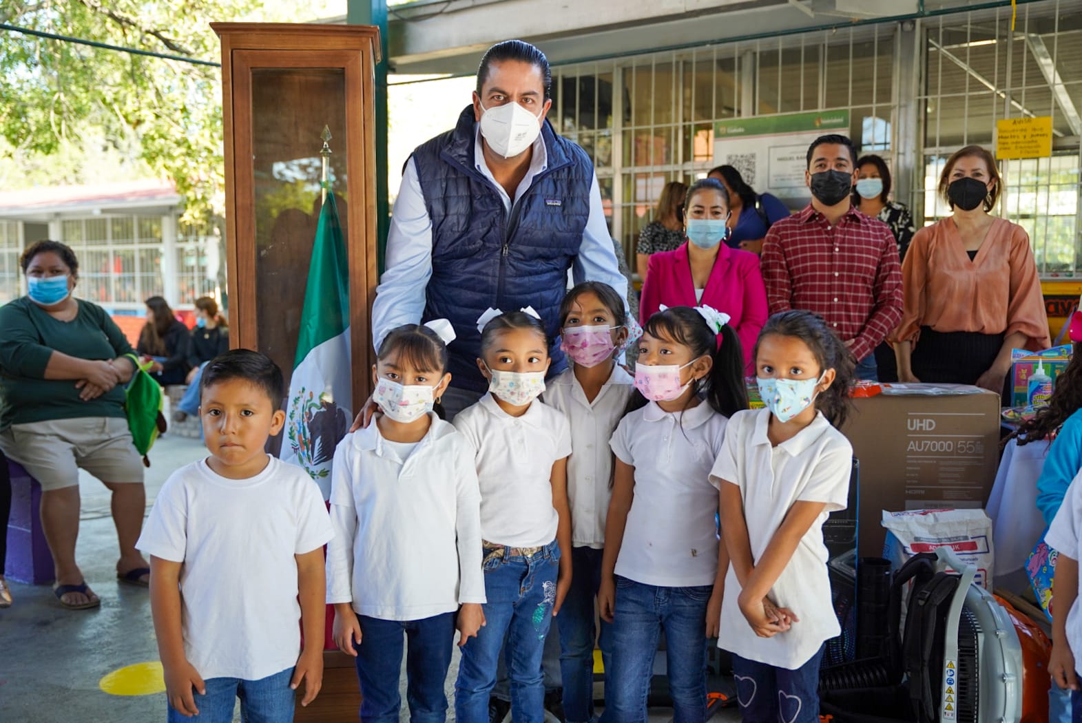 Llega “Mejora tu Escuela” al jardín de Niños Miguel Ramos Arizpe