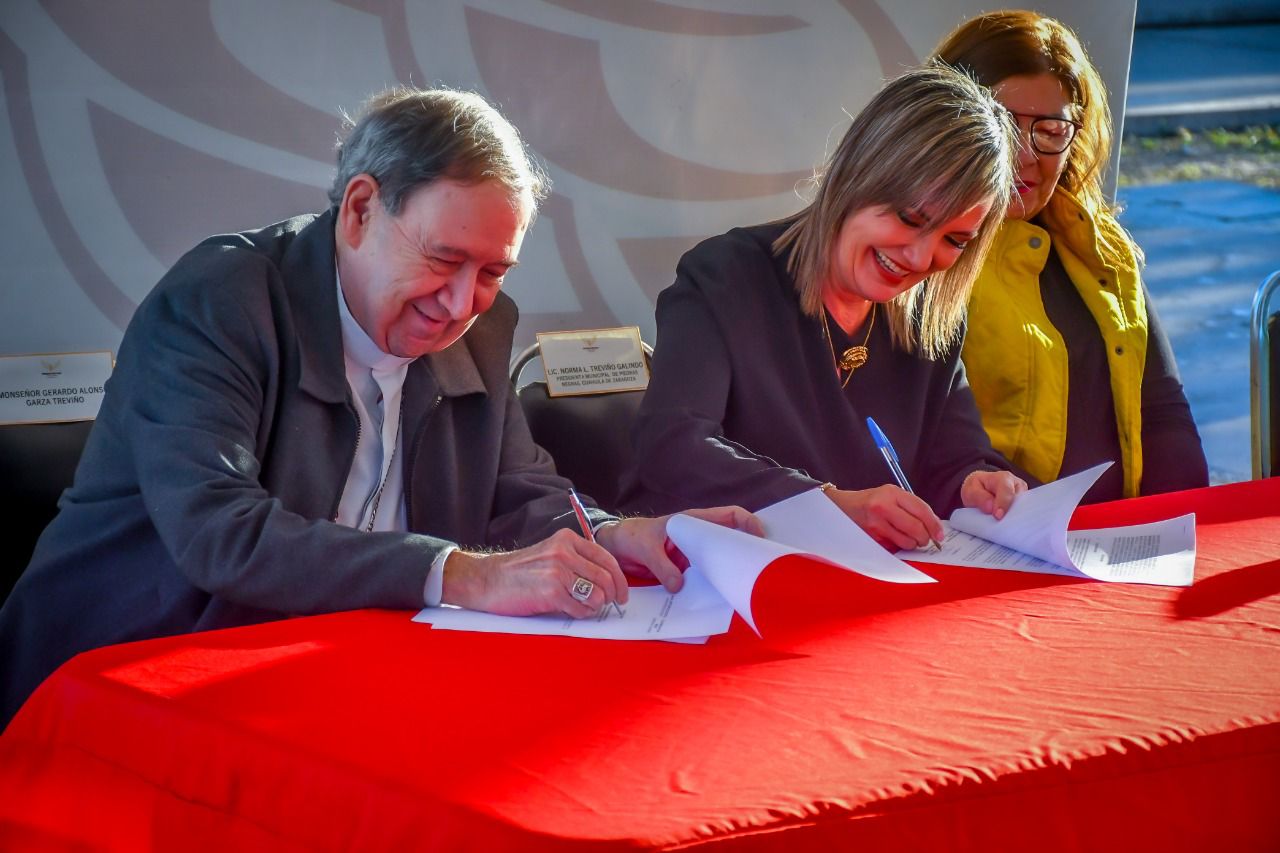 Entrega Norma Treviño la casa del migrante “Frontera Digna”