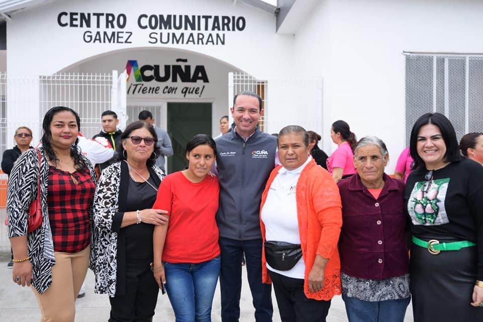 Impulsa Emilio de Hoyos desarrollo y convivencia familiar; entrega centro comunitario