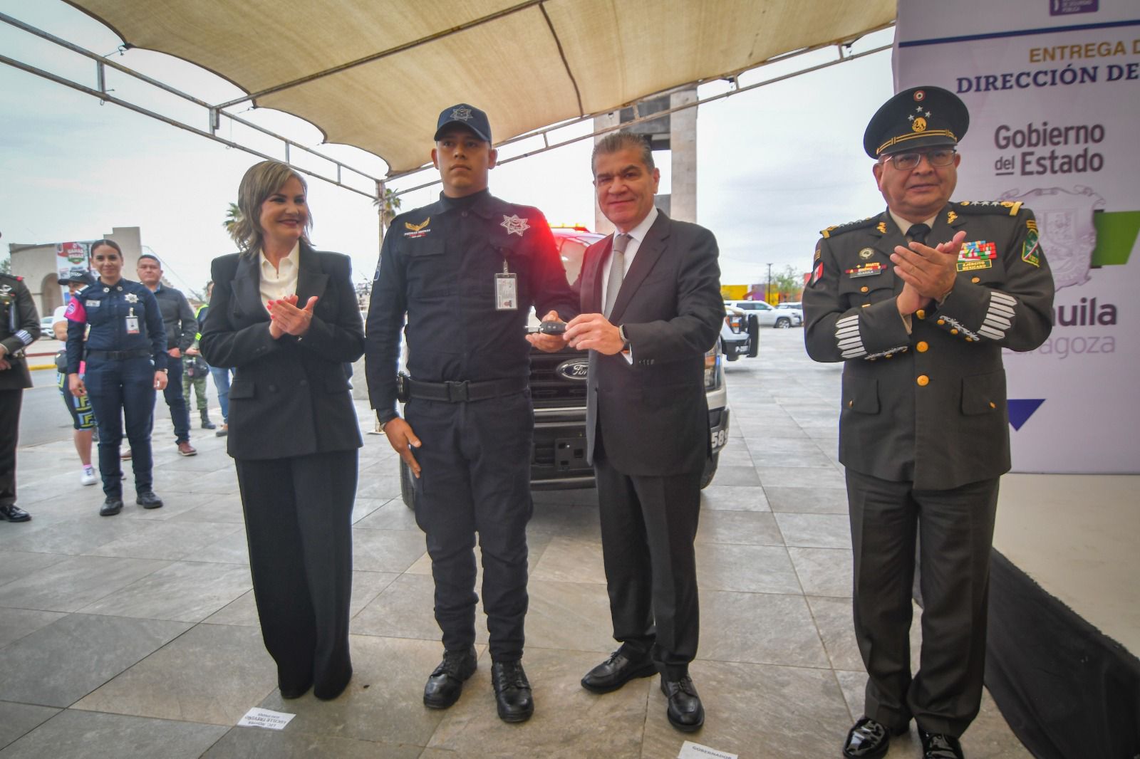 Entrega MARS patrullas a la <br>policía de Piedras Negras