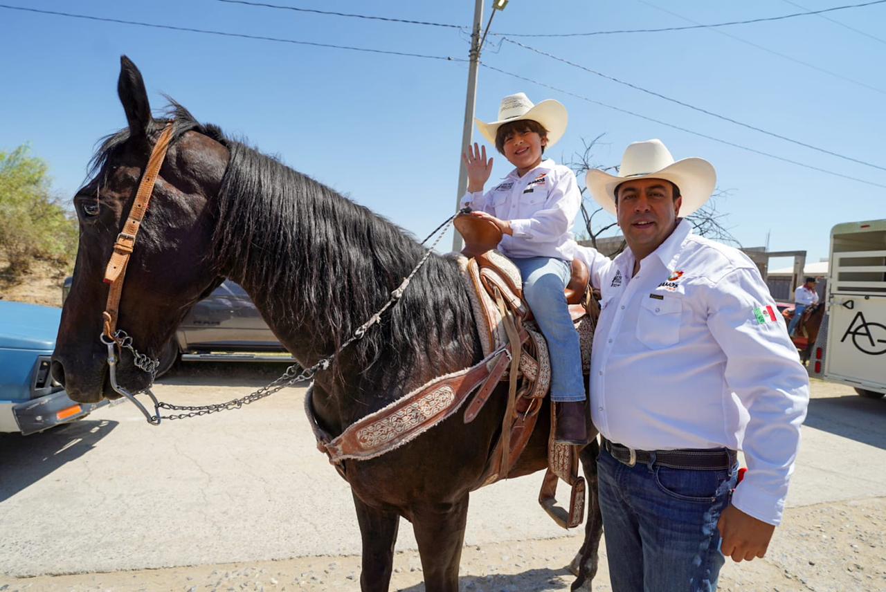 Gran participación en la segunda cabalgata municipal de Ramos Arizpe