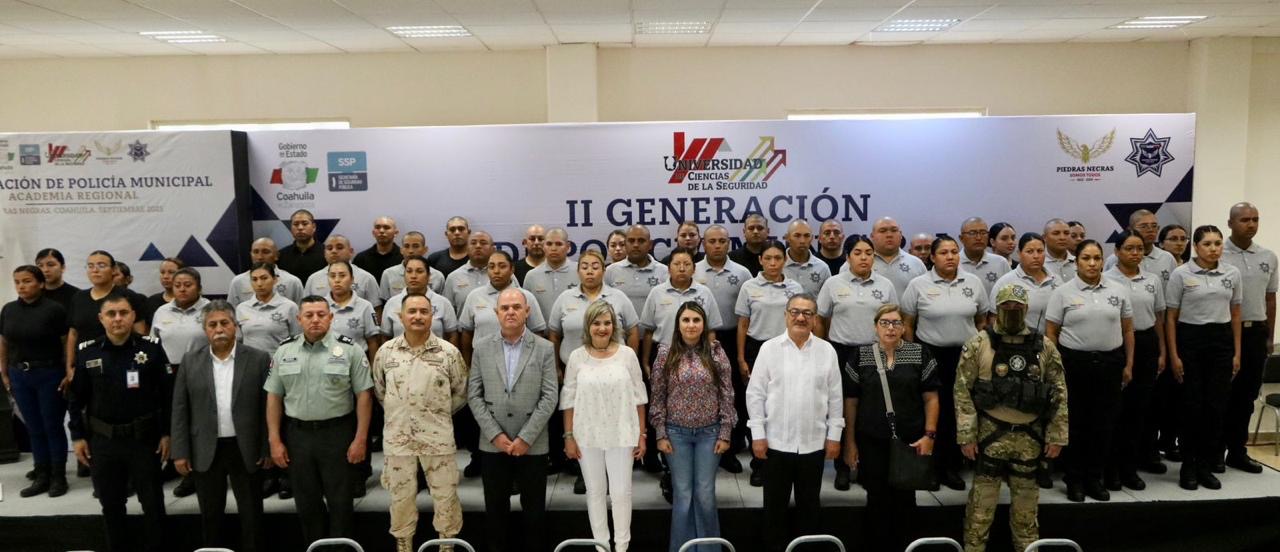 Inicia segunda generación de academia regional de seguridad en Piedras Negras