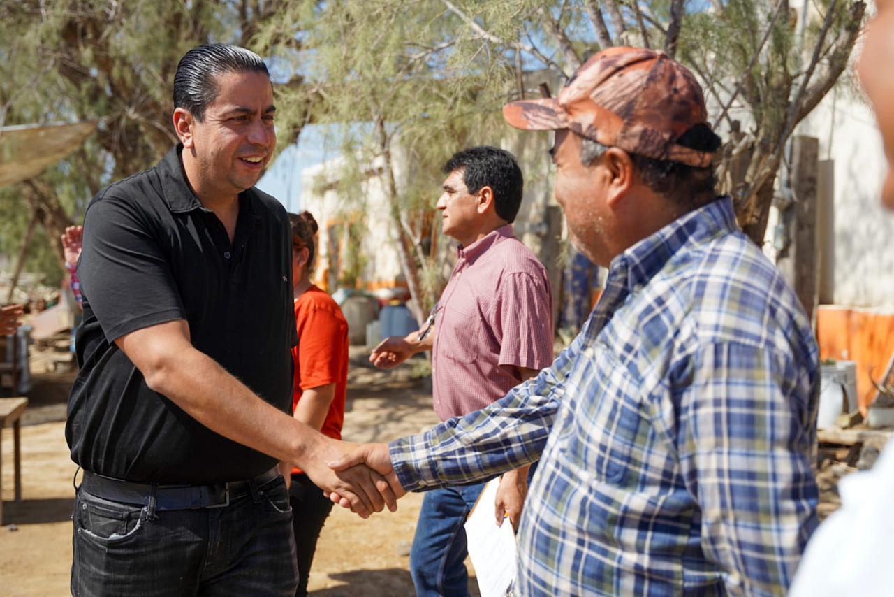 Habilitan línea de conducción de agua potable en “El Águila”