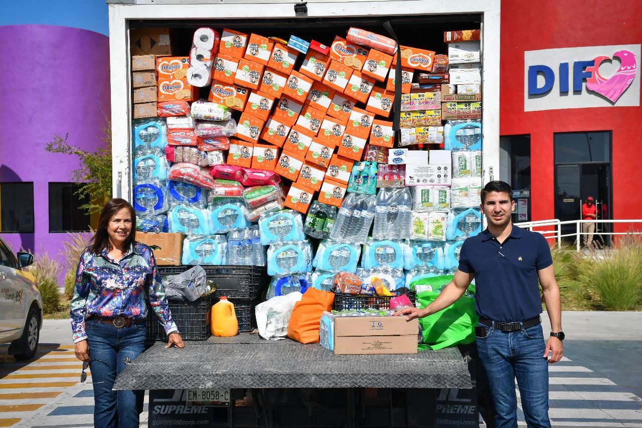 Envía Piedras Negras 3 toneladas de apoyo a Acapulco