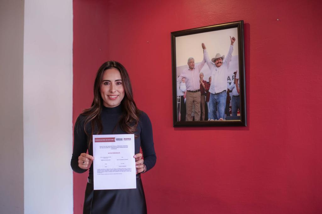 Se registra Cecilia Guadiana como aspirante al Senado de la República por Morena