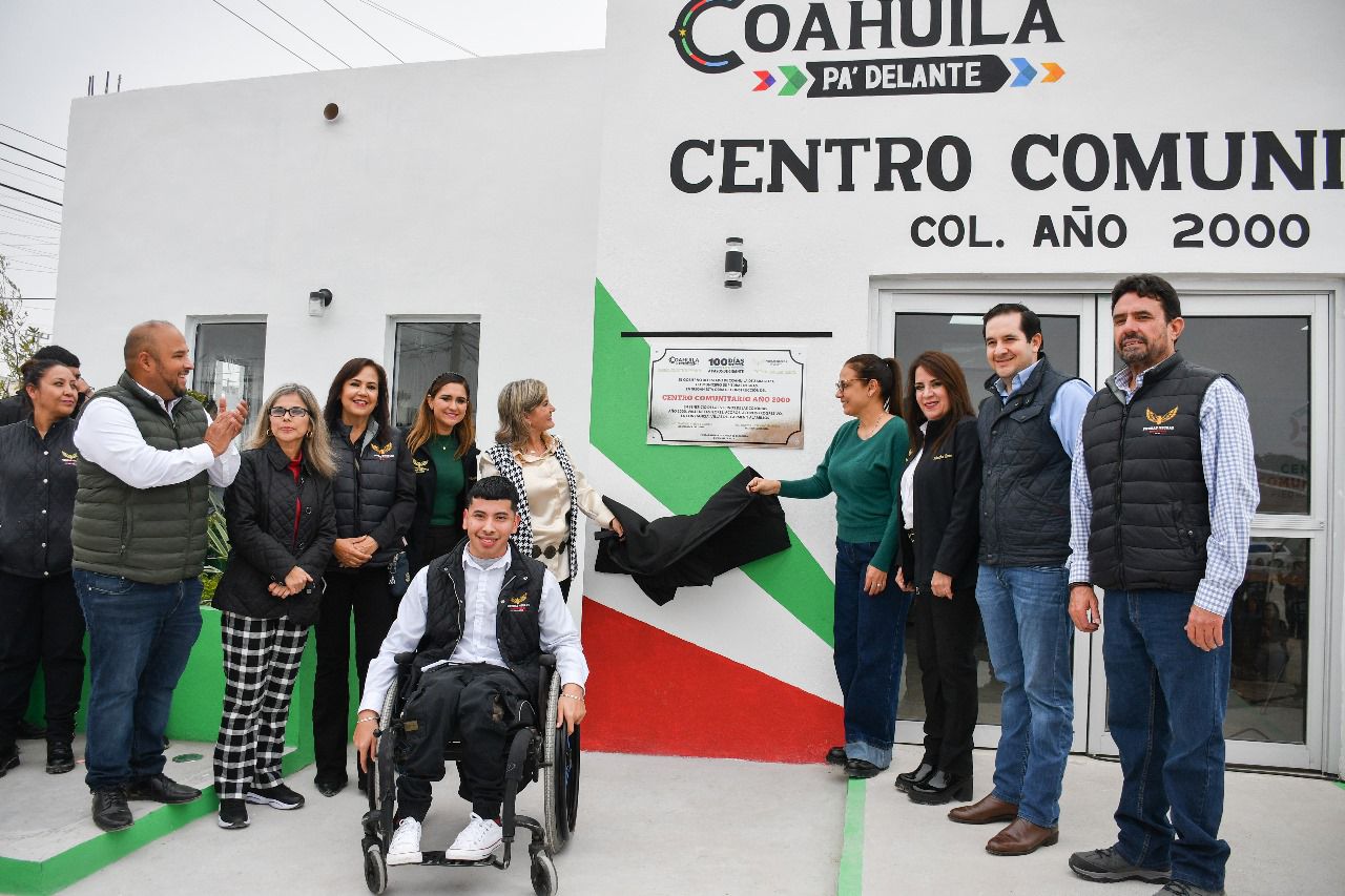 Inaugura Alcaldesa de PN centro comunitario en la colonia Año 2000