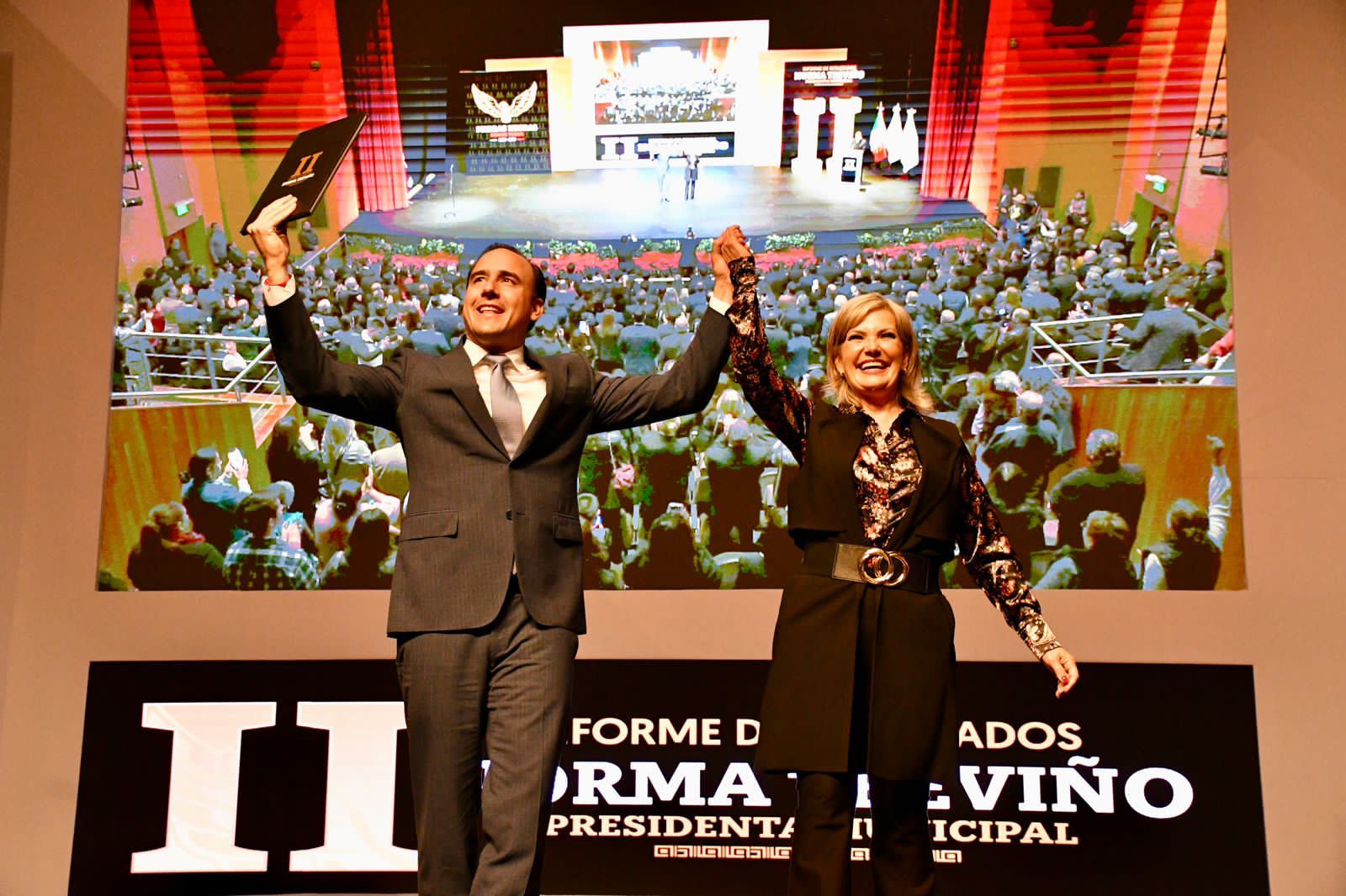 Presenta Norma Treviño grandes avances <br>en su segundo informe de resultados