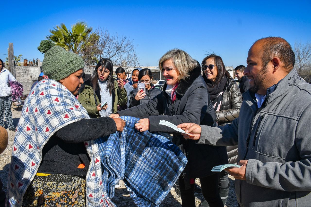Abriga Norma Treviño a colonias vulnerables