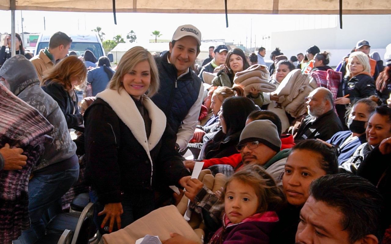 Entregan apoyos a sectores vulnerables ante bajas temperaturas