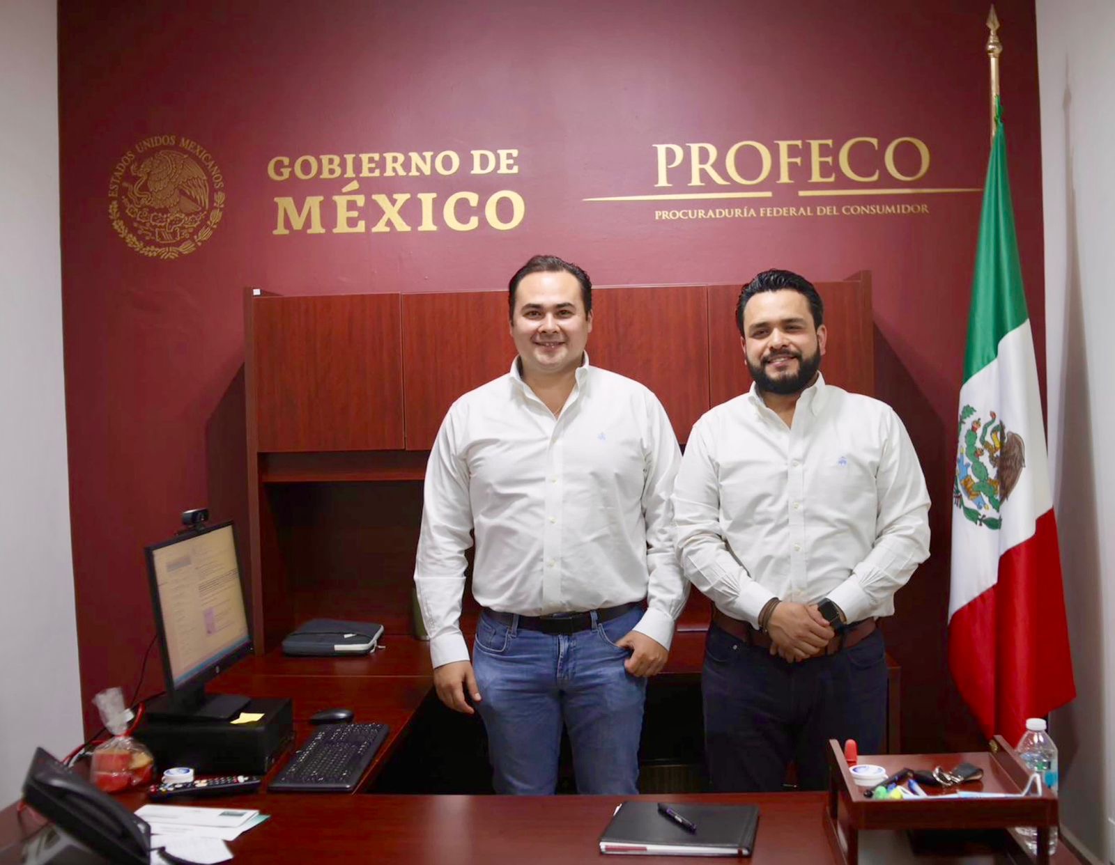 Se reúne Alberto Hurtado con Galio Vega, titular de Profeco; abordan temas en beneficio de los coahuilenses