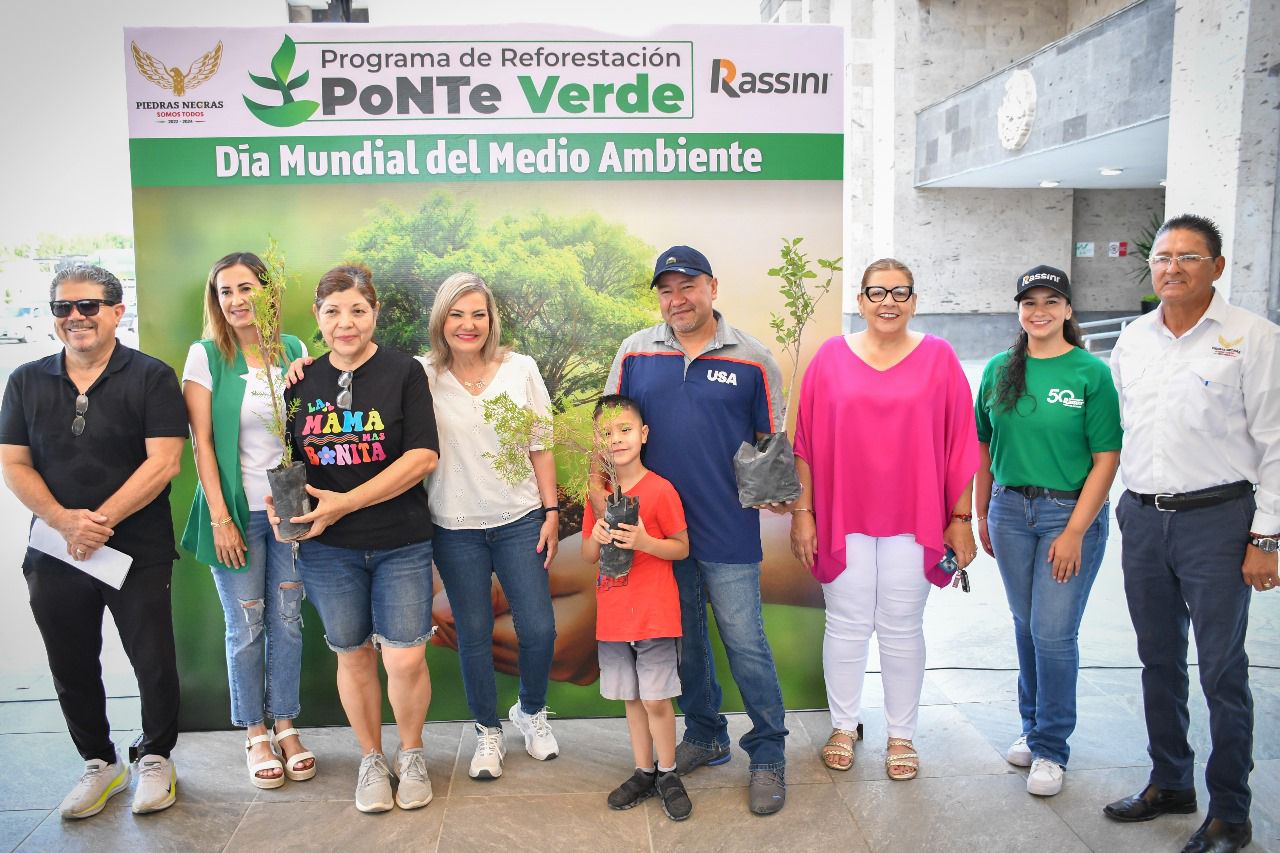 Impulsan municipio y Rassini reforestación en Piedras Negras
